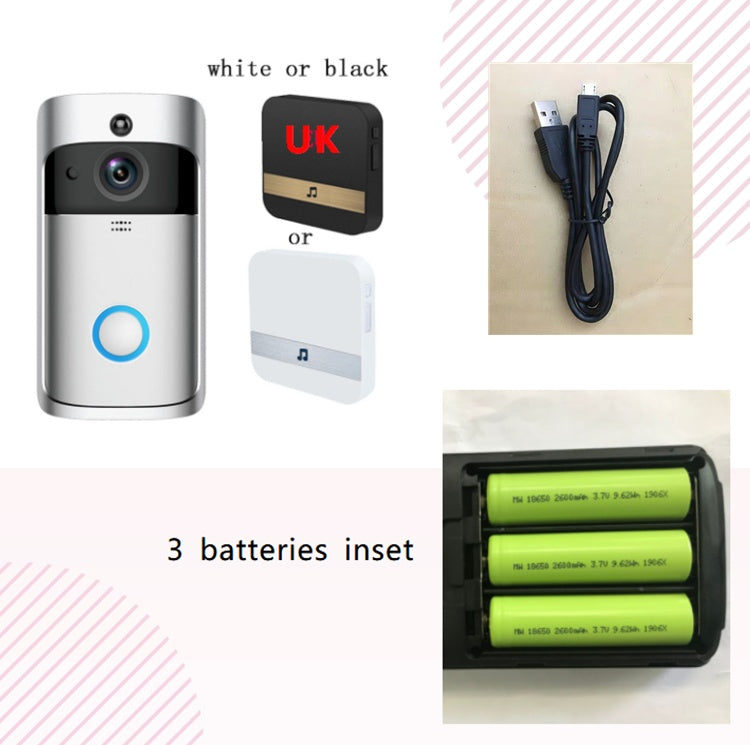 Video Doorbell Smart Wireless WiFi Security Door Bell for Child`s security and Home Security