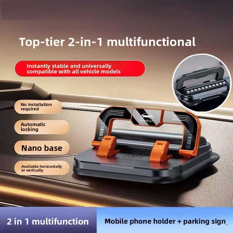 Car Phone Holder with Parking Sign