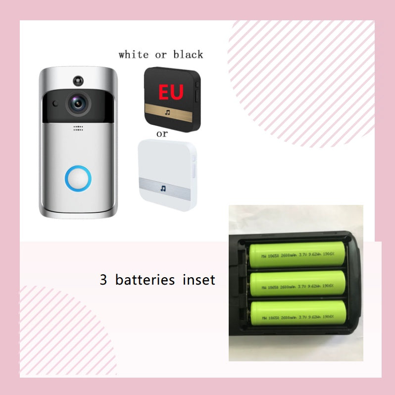 Video Doorbell Smart Wireless WiFi Security Door Bell for Child`s security and Home Security